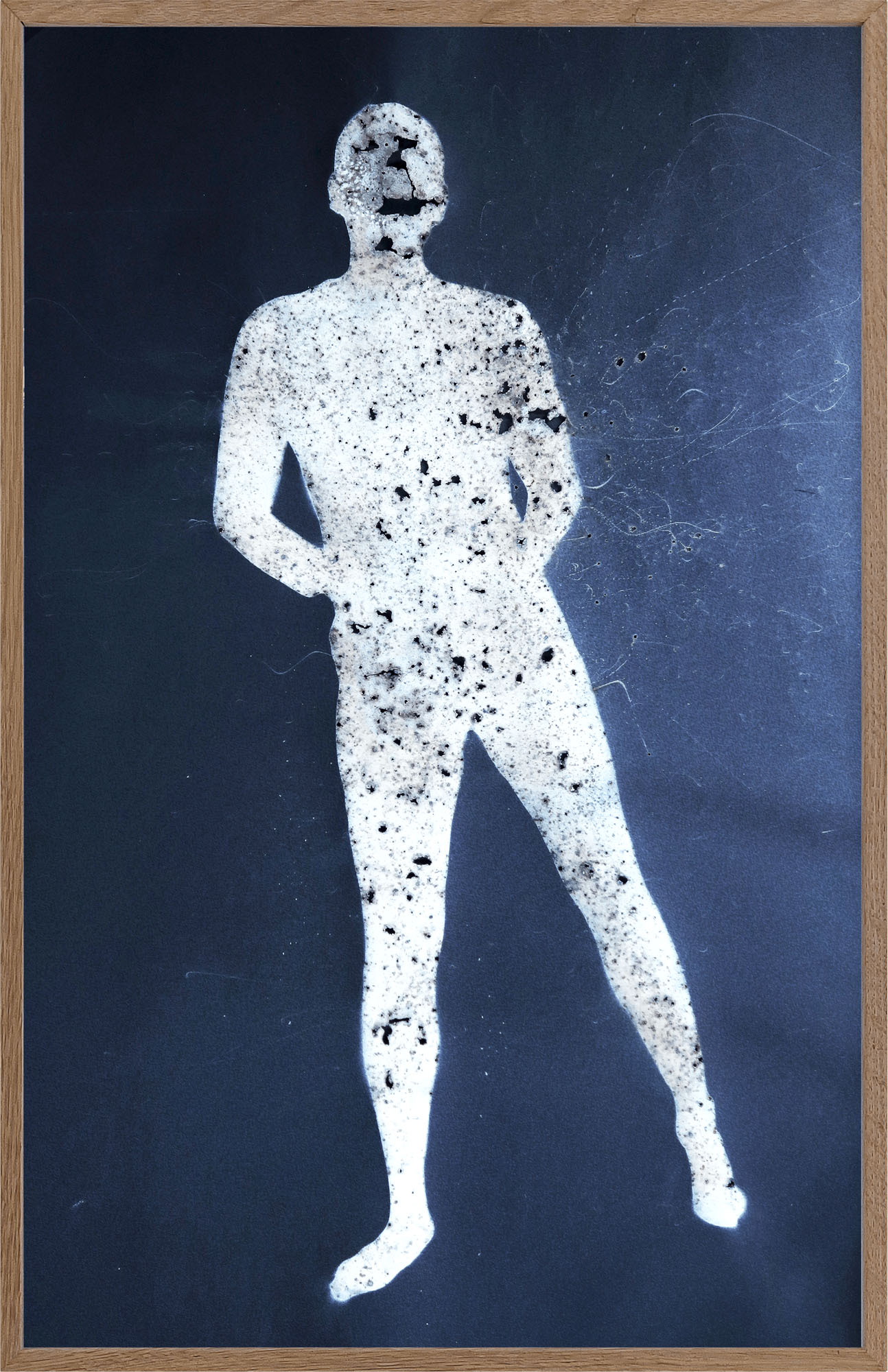 Drawings on black paper