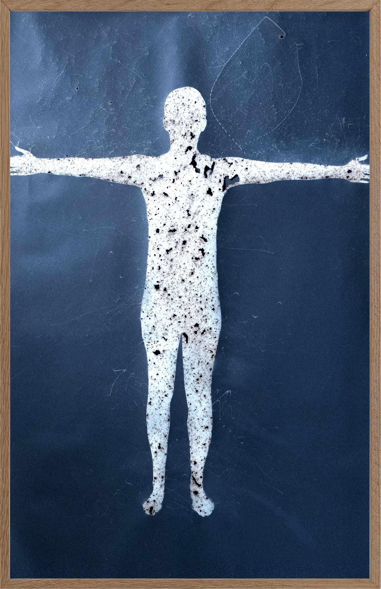 Drawings on black paper