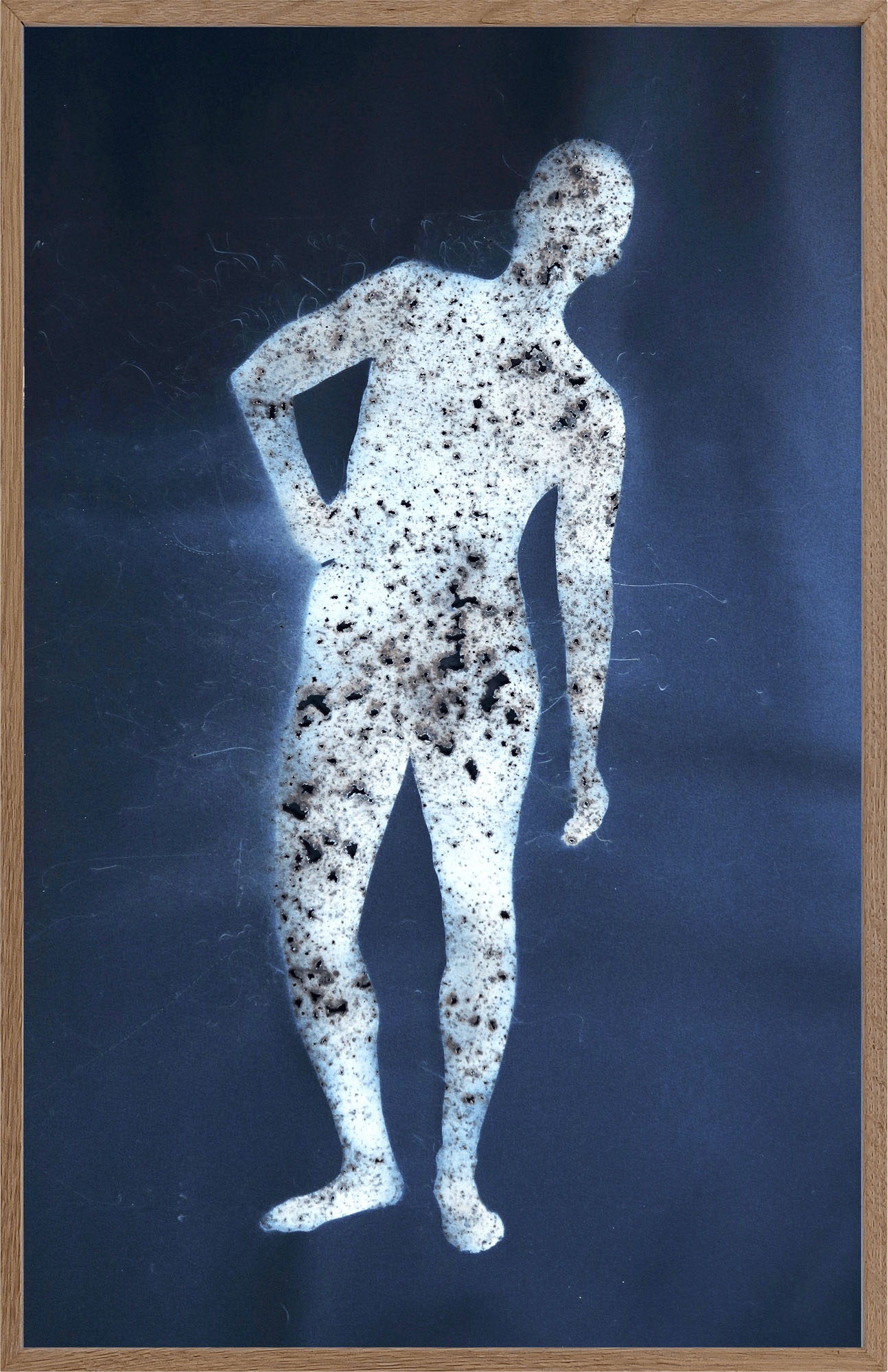 Drawings on black paper